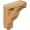Ekena Millwork Funston Arts and Crafts Rough Sawn Bracket w/ Offset Brace, Western Red Cedar, 6"W x 18"D x 18"H BKT0604X18X18FST03RWR - alternate 1